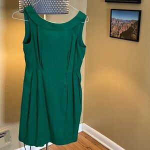 Lands' End Vibrant Green Mini Dress